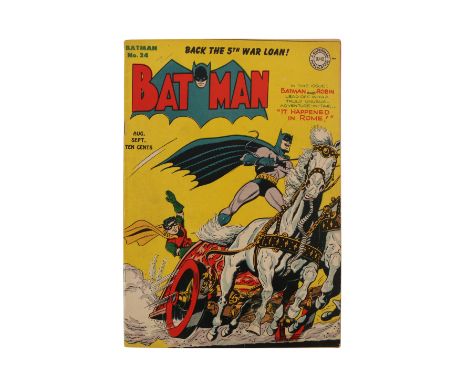DC COMICS - Batman No. 24 US Edition - A US edition of issue No. 24 of Batman published by DC Comics in August 1944. Issue #2