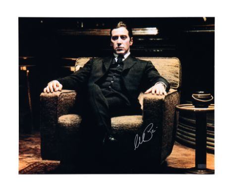 GODFATHER PART II, THE (1974) - Al Pacino Autographed Photo - An autographed large photograph of Al Pacino in character as Mi