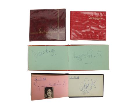 VARIOUS PRODUCTIONS - Four Albums Containing Large Collection of Autographs Including Carrie Fisher, Christopher Reeve, Timot