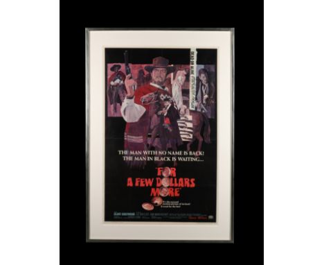 FOR A FEW DOLLARS MORE (1965) - Framed US One-Sheet, 1967 (First Release) - Linen-Backed - First release US One-Sheet poster 