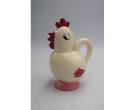A Clarice Cliff Chick Coco pot from the Bizarre range circa 1930 - no chips, cracks or restoration