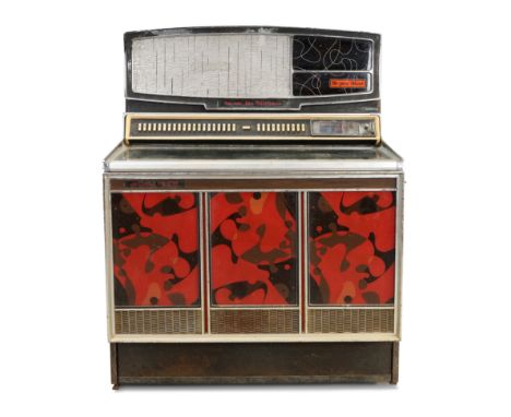 A Wurlitzer 'Super Star' juke box model 3600, third quarter 20th century, 132cm high, 101cm wide, 65cm deepProvenance: Proper