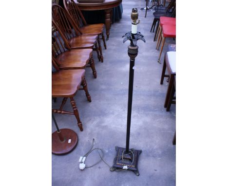 A R.V.A. LIGHTING METAL STANDARD LAMP