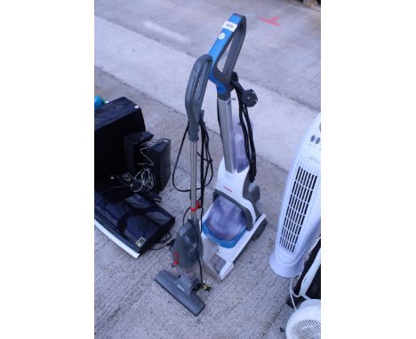 A VAX COMPACT POWER CARPET CLEANER AND A BELDRAY VACUUM CLEANER