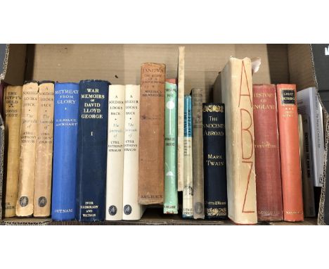 MISCELLANY: many vintage books to include a a few military books/memoirs etc. Also others such as the 1st UK ed. of Danish 's