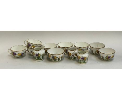 A Fords China for T. Goode part tea service comprising teacups, sugar bowl, jugs etc, bears rd. number 