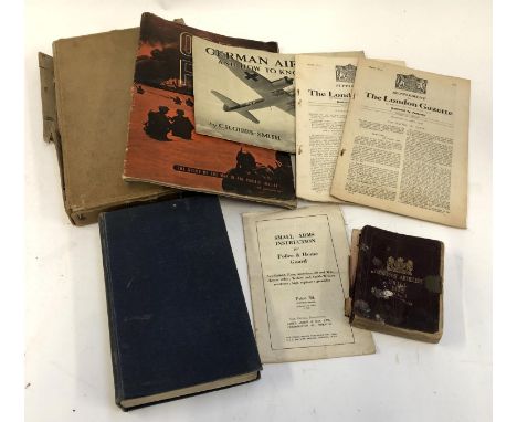 BOOKS MILITARY: to include 'Jane's Fighting Ships 1942 (in a card box);'The Admiralty Navigation Manual Vol 1, 1938'; and oth