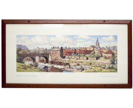 Carriage Print EAST LINTON, EAST LOTHIAN, SCOTLAND by John E Aitken from the LNER Post-War Series, around 1948.A scarce print