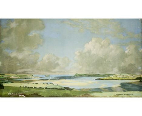 Carriage print PADSTOW by Hesketh Hubbard from the Southern Railway Series. In good condition with a small amount of loss bot