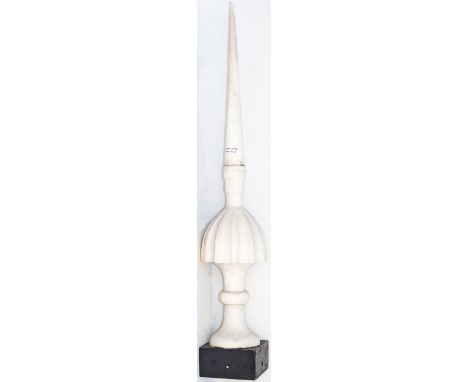 McKenzie &amp; Holland large umbrella type signal finial complete with its zinc spike. Measures 46in tall and is in very good