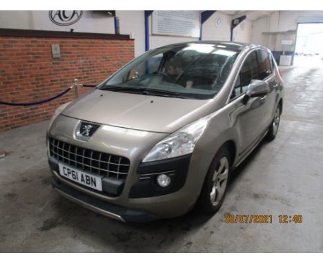 Make &amp; Model: Peugeot 3008 Exclusive HDIDate of Reg: CP61 ABNColour: Greycc: 1560MoT: 29-09-2021Fuel Type: DIESELMileage: