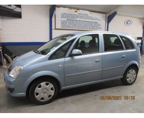 Make &amp; Model: Vauxhall Meriva Club CDTiDate of Reg: SJ59 YZRColour: Bluecc: 1248MoT: 02-09-2021Fuel Type: DIESELMileage: 