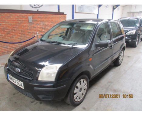 Make &amp; Model: Ford Fusion 1 16VDate of Reg: MM03 SDXColour: Blackcc: 1388MoT: 27-07-2021Fuel Type: PETROLMileage: 153kTra