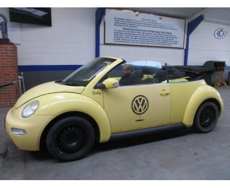 Make &amp; Model: VW Beetle CabrioletDate of Reg: RA53 CSVColour: Yellowcc: 1596MoT: 15-03-2022Fuel Type: PETROLMileage: 98kT