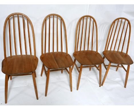 A set of four Ercol style chairs 