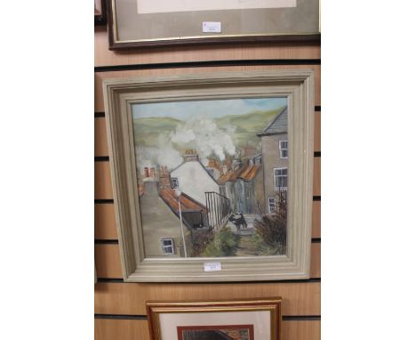 Dorothy Tillburn (20th Century)Staiths, N. Yorkshireoil on board, 35 x 32.5cm signed lower left together with an FD Tansley o