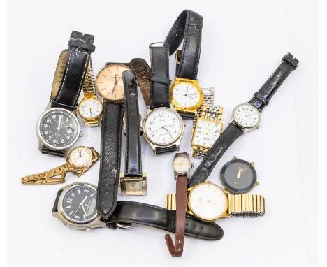 A collection of watches to include ladies vintage gilt metal Ingersol, along with Rotary etc, together with gents dress watch