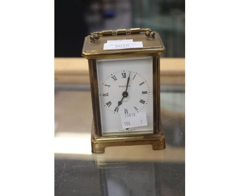 Mid 20th Century brass mantle clock, Bayard of France