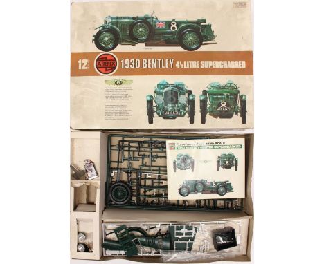 Collectables: An Airfix 12th Scale, 1930 Bentley 4 1/2 Litre Supercharged 09398-1, most contents missing; together with a mod