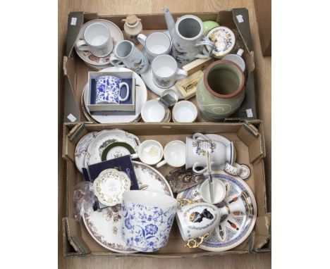 Collection of Coalport, Spode, Royal Crown Derby, Denby, Royal Worcester, Evesham dishes, pots, plates, mug etc.