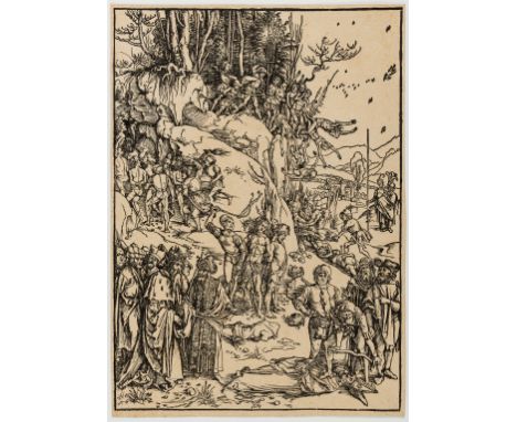 Albrecht Dürer (1471-1528)The Martyrdom of the Ten ThousandWoodcut, circa 1496, probably a Meder g (of g) impression, an exce