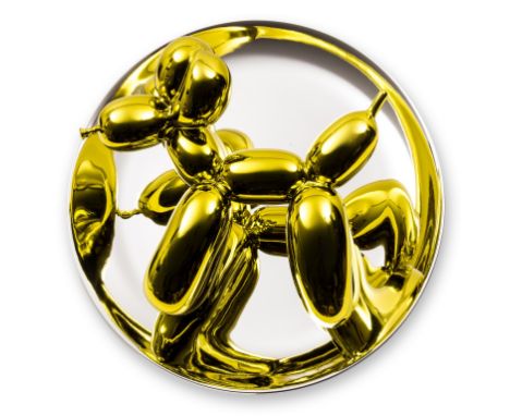 Jeff Koons (b. 1955)Balloon Dog (Yellow)Metallic porcelain multiple, 2015,  with the artist's printed signature, title and da