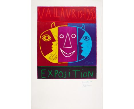 ** δ Pablo Picasso (1881-1973)Vallauris Exposition (Bloch 1271; Czwiklitzer 19)Linocut printed in colours, 1956, signed and i