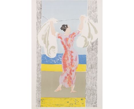 Duncan Grant (British 1885-1978)/Washerwoman II/signed in pencil and numbered 278/350/lithograph in colours, plate size 76.5c