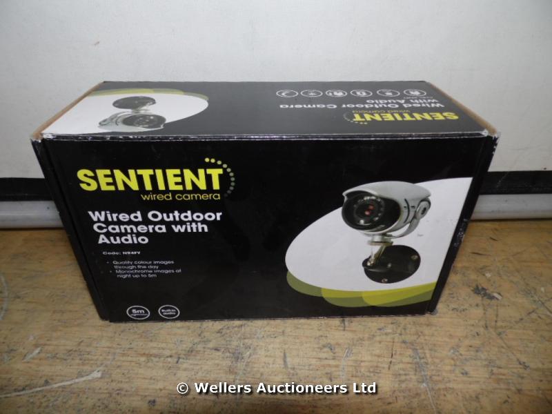 *SENTIENT SENTIENT WIRED OUTDOOR CCTV CAMERA WITH 5M NIGHT VISION AND