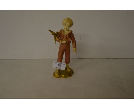 A Royal Worcester figurine "The Parakeet", modelled by F G Doughty