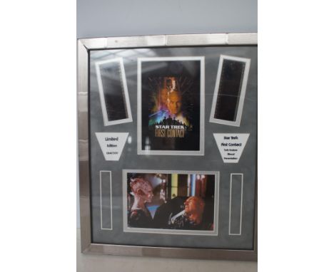 Limited edition star trek first contact film cells 64/300