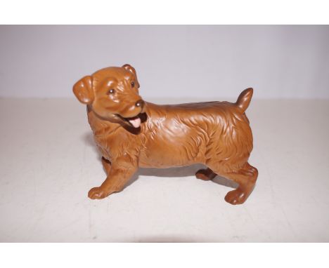 Beswick Norfolk terrier, Matt glaze Width 14 cm