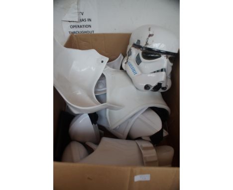 Plastic mold full size storm trooper suit (Helmet needs attention)