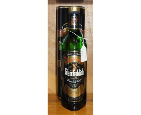 A bottle of Glenfiddich Special Reserve Pure Malt Scotch Whisky, 70cl, 40% vol, in cardboard sleeve.