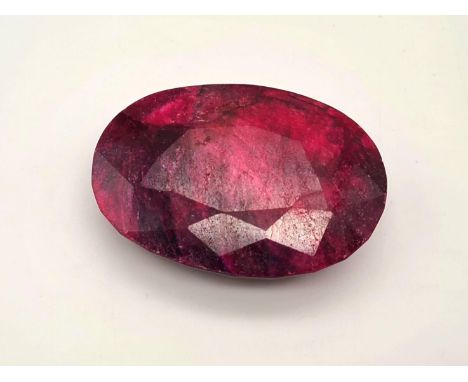666.41ct Oval Shape Ruby Gemstone IGLI Certification Massive Size. 