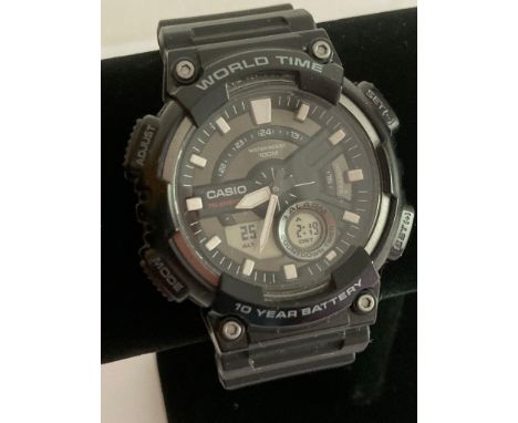CASIO WORLD TIME  chronograph . Multi function Full working order. 
