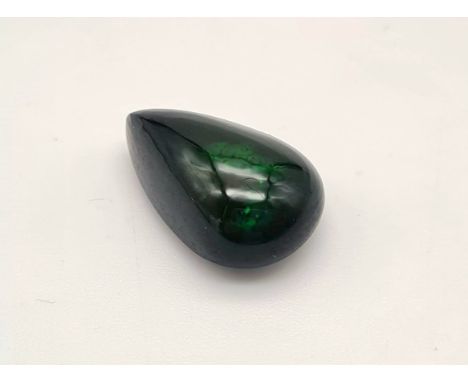 6.43ct Noble Black Ethiopian Opal Pear Shape with Fireplay IGLI Certified. 