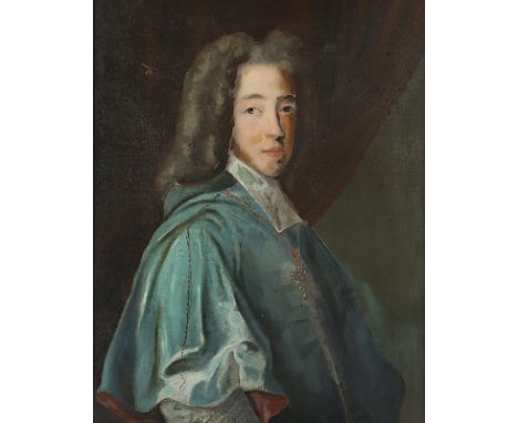 VIVIEN, Joseph, (1657-1734), zugeschrieben, "Portrait Clemens August von Bayern als Bischof von Regensburg", Öl/Lwd., 78 x 64