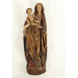 Muttergottes mit Kind, Gips, Frankreich, um 1900