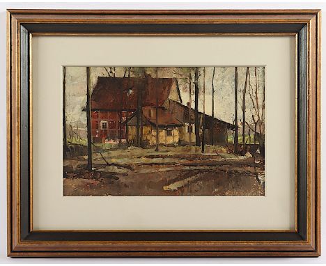 REPKE, Willi (1911-2009), "Alter Kotten", Öl/Malplatte, 30 x 40, unten rechts signiert, R. 