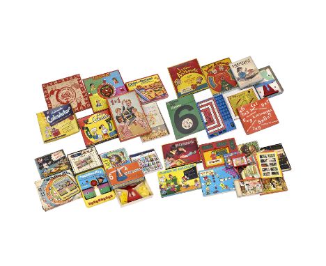 Sammlung Rechenspiele1) "Spass mit Zahlen", um 1970, Noris Verlag. - 2) "Peter Pan Junior Arithmetic", um 1960, England. - 3)