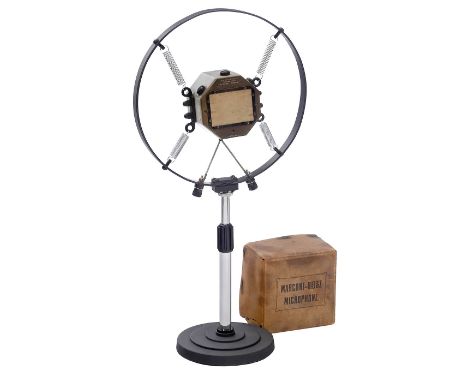 Marconi-Reisz-Karbongranulat-Mikrophon, um 1925Entwickelt von Reisz in Deutschland und hergestellt von Marconi's Wireless Tel