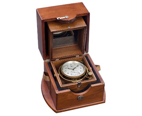 Schiffs-Chronometer von Thomas Mercer, um 1965Signiert "Thomas Mercer Ltd, St Albans, England", Serien-Nr. 26933, zweiteilige