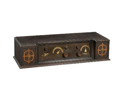 Radioempfänger Zenith Modell Super VII, um 1924Zenith Radio Corp., Chicago. 6 Röhren, nur Mittelwelle, Batteriebetrieb, für e