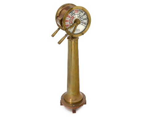 Großer Maschinentelegraph "N.V Observator Rotterdam", um 1925De Nieuwe Rotterdamsche Instrumentenfabriek Observator N.V, Nied