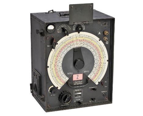 Funkhorchempfänger "Horst C" der deutschen Wehrmacht, um 1940Hersteller: Telefunken. Typ Fu.H.E.c1, Serien-Nr. 40027, Kurzwel