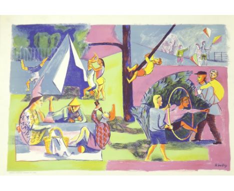 Robert Medley (1905-1994) - 'In the Park', published by Contemporary Lithographs Limited, London, commissioned by John Piper 