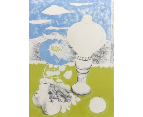 Mary Fedden (1915-2012) - 'The Lamp', signed, 55/250 lithograph print, 24" x 17.5"