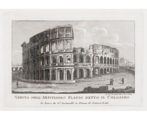 Italy.- Rome.- Parboni (Achille) Nuova Raccolta delle Principali Vedute Antiche e Moderne, engraved title with vignette, 62 e