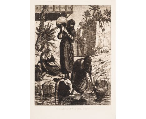 Middle East.- Ellis (Tristram J.) On a Raft, and Through the Desert, 2 vol., first edition,&nbsp;half-titles, 2 etching front